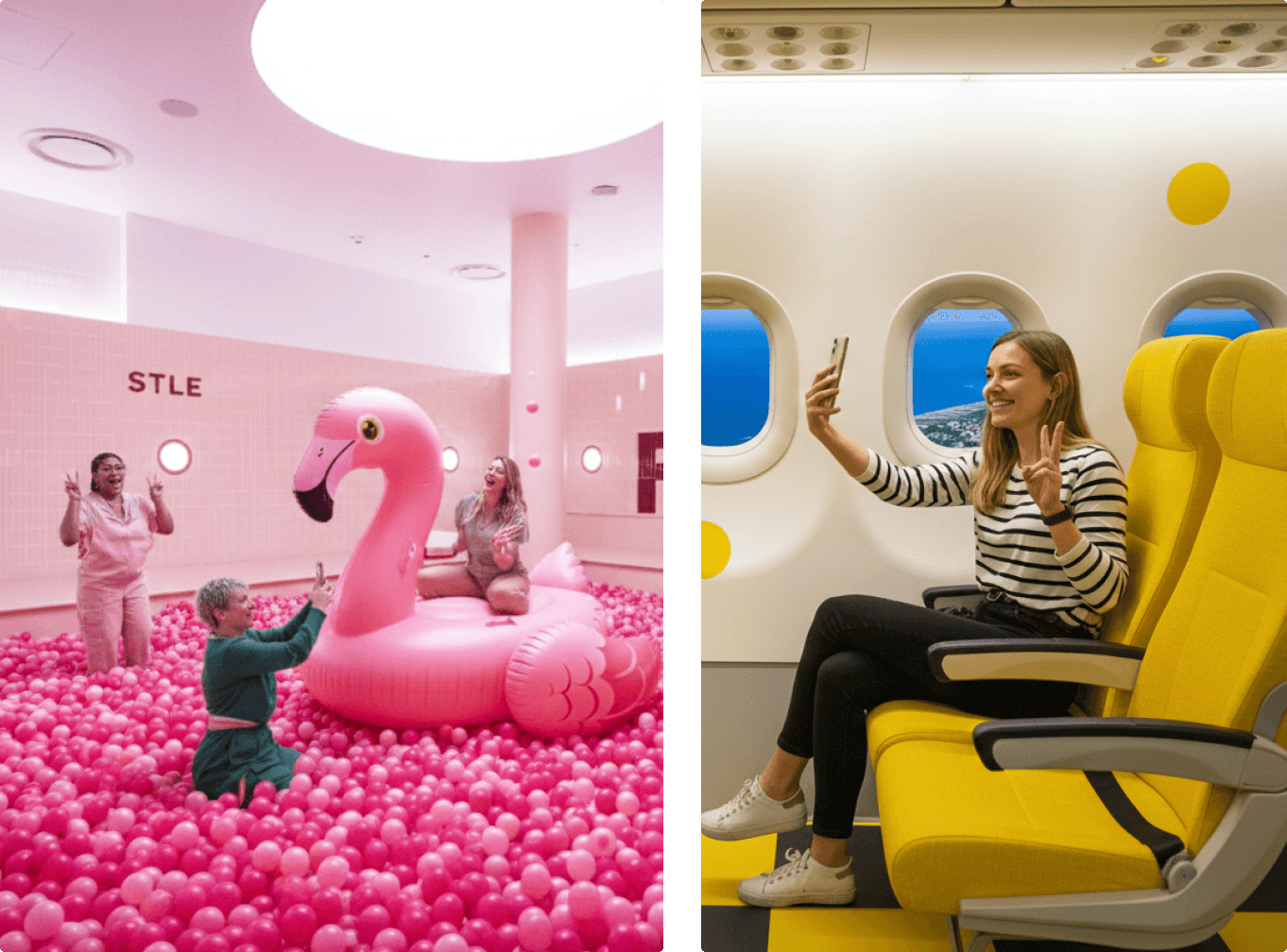 Strefa foto muzeum iluzji Mielno – unikalne tła do wyjątkowych zdjęć na Instagram